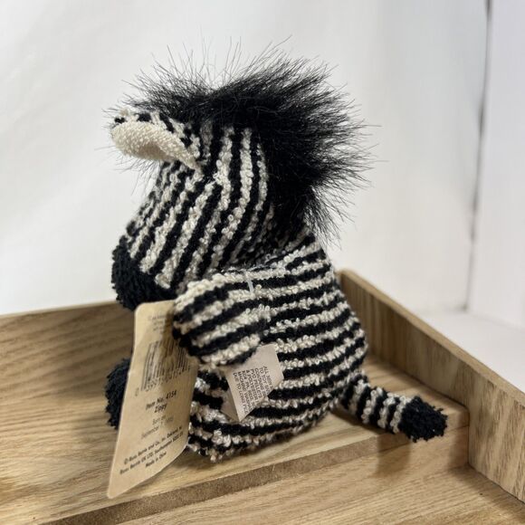 Russ Home Buddies - Zippy the Zebra - 1995 - Vintage - With Tag - Picture 3 of 7